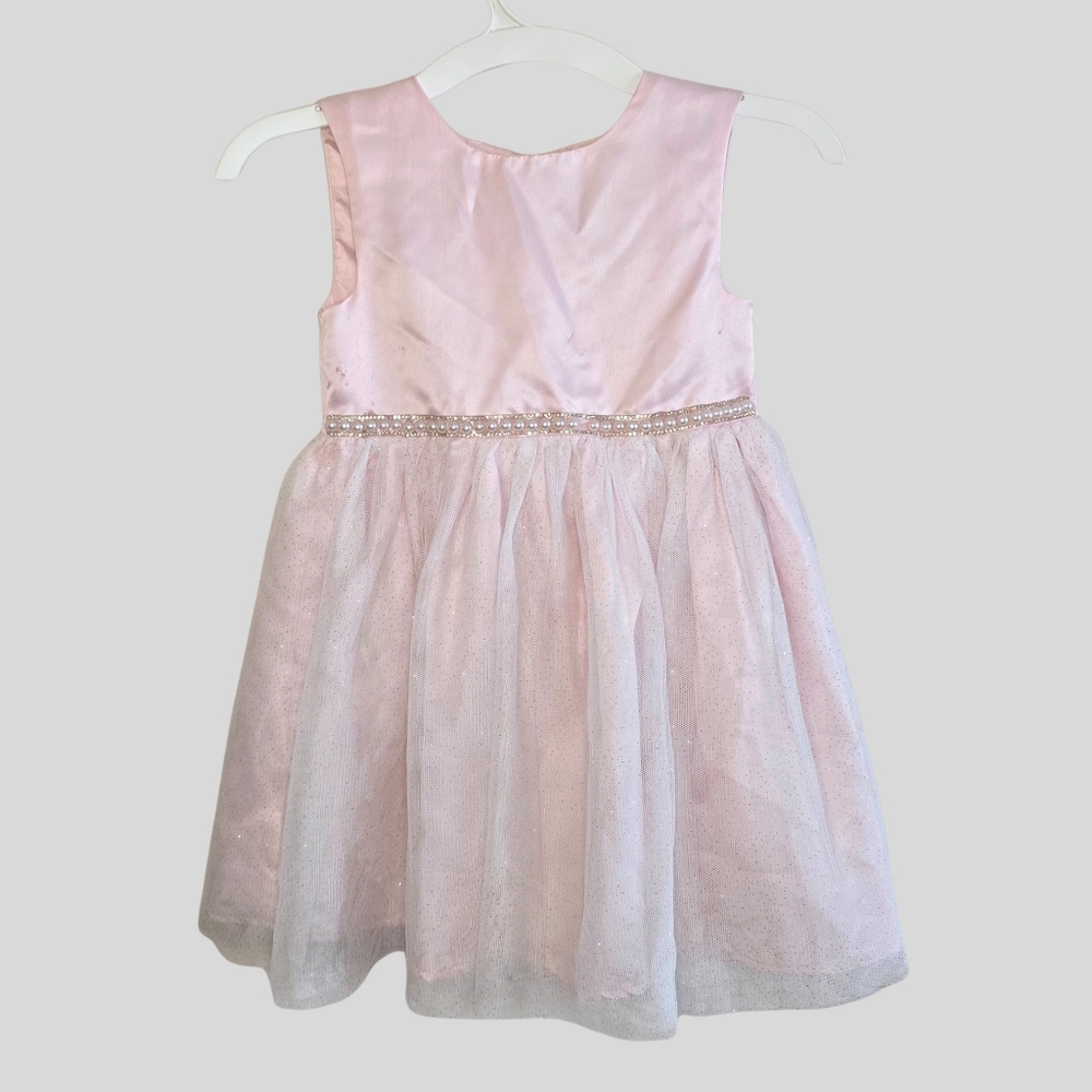 Blueberi Boulevard Toddler Girls Sparkle Tulle Dress Size 5 Special Occasion